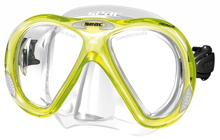 Duikbril Iena Geel - Zwembril Sterkte Zwembrillen op sterkte voor volwassenen en kinderen